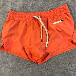 Orange Vuori Clementine shorts